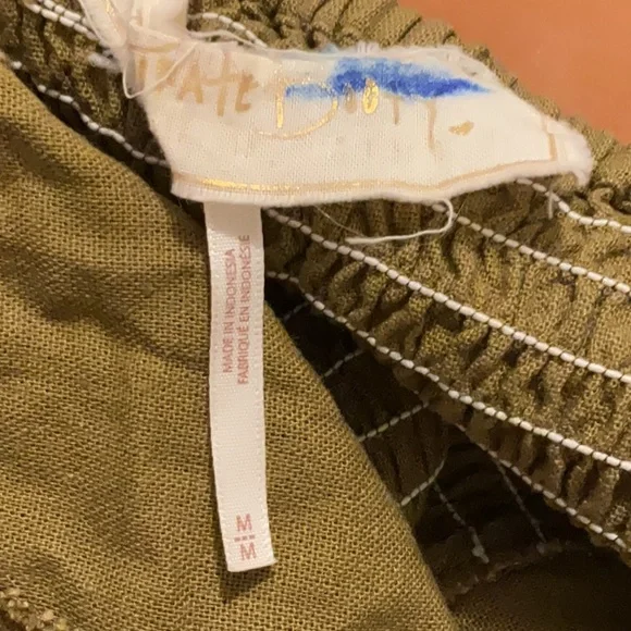 Jens Pirate Booty x Free People Night Bird Linen Dress size Medium - Picture 6 of 6